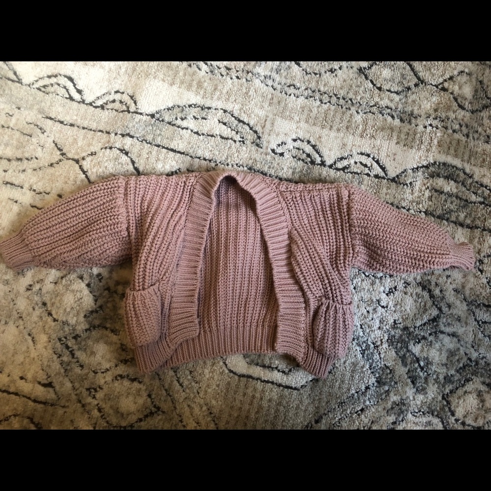 3-6 chunky cardigan